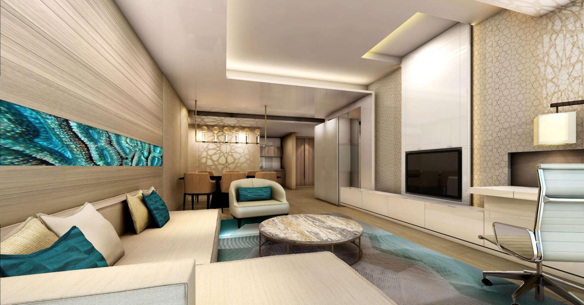Hotel Hilton Bahrain Manama Exterior foto A typical room at the hotel